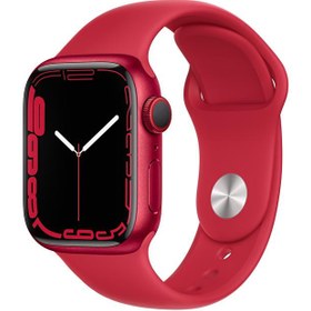 Resim Apple Watch Series 7 MKR23TU/A Kırmızı Akıllı Saat 