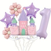 Resim 6 adet Pembe Kale Balon Seti, Doğum Günü Partisi Süslemeleri, Yıldönümü Dekorasyonları 