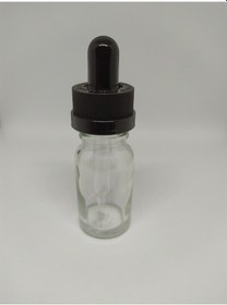 Resim 10Ml Cam Şeffaf Şişe İnce Cam Damlalıklı Çocuk Kilit Kapak(10 Ad) 