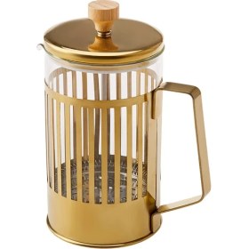 Resim Karaca Stripe Borosilikat Cam French Press 600 ml 