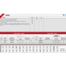 Resim Güneş Sibop Takımı 4046 4047 In 4 Ex 4 Vectra 1.8 Astra 2.0i KNO-GÜNEŞ-4046-4047 
