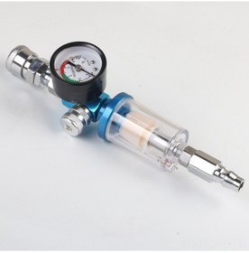 Resim Dofolink Firma Doğrudan Satış: Pnömatik Sprey Tabancası İçin Suya Yağa Ayırıcı Hava Filtresi - Tıkız Regülatör Ve Hızlı Bağlantı İle Kompakt Tasarım 