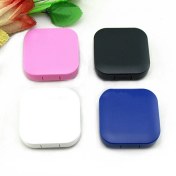 Resim Lens Case Kontakt Lens Kutusu-Siyah 