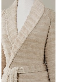 Resim Sadem Organik Linden Şal Yaka Bornoz Bej 