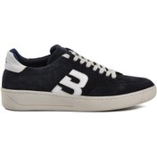 Resim Bulldozer 221163 Lacivert Süet Hakiki Deri Erkek Sneaker 