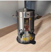 Resim Pegasus 80 Bardak Elektrikli Termostatlı 6 Lt Paslanmaz Çelik Semaver Çay Otomatı Makinesi 