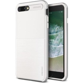 Resim Vrs Design İphone 8 Plus İle Uyumlu New High Pro Shield Kılıf White Silver 
