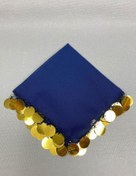 Resim Hobigram Lacivert Pullu Lüx Halay Mendili – Özel Tasarım, Aksesuar, Kaliteli Üretim, Göz Alıcı Stil – Kına E 