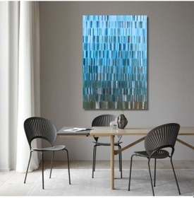 Resim Modern Büyük Boy El Yapımı Yağlı Boya Tablo 105x146cm 