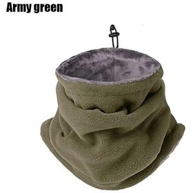 Resim Prosperlink Erkek Kadın Polar Isıtmalı Motosiklet Maskesi - Kışlık Rüzgar Geçirmez Balaclava Kamp/bisiklet Ordu Yeşil 