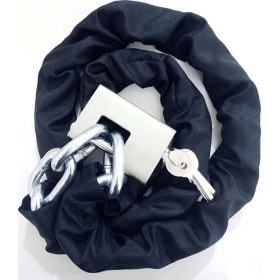 Resim Caro 1.5 Metre 10 mm Kalınlığında Motorsiklet Zincir Çelik Kilit Scooter Motor Kilidi 