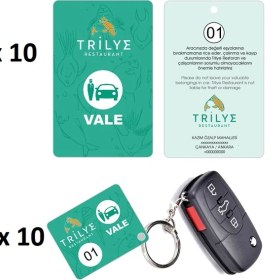 Resim ABC Ofis Vale Araç Teslim Kartı 10 Lu Set 