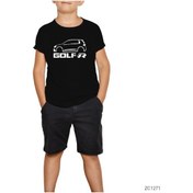 Resim W Golf R Çocuk Tişört Siyah 