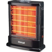 Resim İtimat 10515 Buhar Hazneli, 2500W Quartz Isıtıcı Soba 
