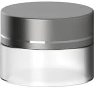 Resim 4 Adet 35 ml Boş Şeffaf Cam Seyahat Krem ve Organizer Kavanozu Kozmetik Şişesi 
