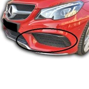 Resim Mercedes W207 Coupe Uyumlu Ön Tampon Kaşları 2 Parça Boyalı 