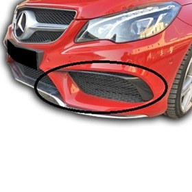 Resim Mercedes W207 Coupe Uyumlu Ön Tampon Kaşları 2 Parça Boyalı 