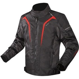 Resim Ls2 Sepang Korumalı Motosiklet Montu Siyah Kırmızı 