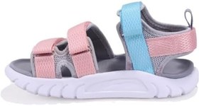 Resim Vicco Cube 332F25Y212 Gri Pembe Ortopedik Günlük Kız Çocuk Spor Sandalet 