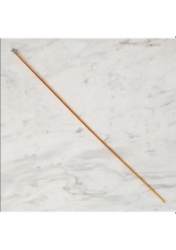 Resim Abarta 3,5mm Renkli Metal Gagalı Örgü Şiş Tunus Tığ 25cm- Sarı 1 Adet 