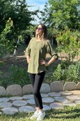 Resim Dinçerler tekstil KADIN KLASİK TRUVAKAR KOL AEROBİN KUMAŞ İNCE TERLETMEZ BLUZ 