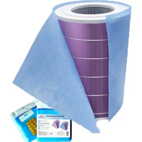 Resim Filterhauz I Xiaomi Mi Air Purifier Pro H Için Toz Tutucu Filtre 10 Adet 