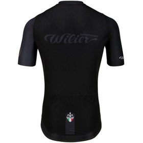 Resim Wilier Triestina Maglia Cycling Club Siyah Kadın Bisiklet Forması - M 