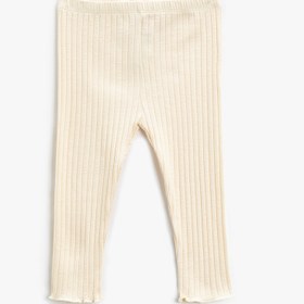 Resim Kız Bebek Basic Ribanalı Tayt Beli Lastikli 
