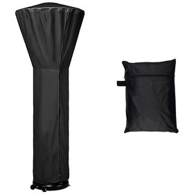 Resim Singree Su Geçirmez Siyah Teras Isıtıcı Kılıfı - Yağmur Ve Kar Korumalı, Fermuarlı 