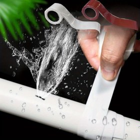 Resim 1 Metre Yüksek Basınç ve Yüksek Sıcaklık Dayanıklı Kendinden Yapışkanlı Silikon Bant Su Boruları İçin – Esnek, Yapışkan Olmayan Kauçuk Sızıntı Onarım Bandı, Dış Anten, Elektrik Bağlantıları ve Tesisat Tamirleri İçin 