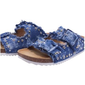 Resim Guja Zımbalı Taşlı Mantar Terlik Kalıbı 1 Numara Küçüktür Lacivert 