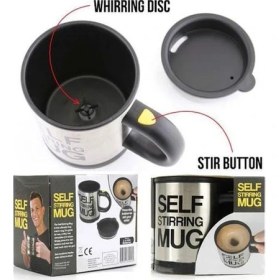 Resim İlk El Grup Karıştırıcı Özellikli Mikser Kupa Bardak Self Stirring Mug (4887) 