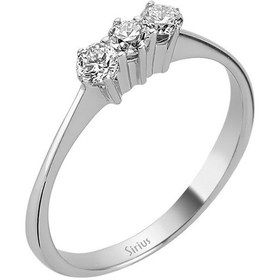 Resim Sirius G Renk 0,28 Karat Pırlanta Tria Yüzük 0807R0067 