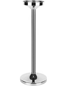 Resim Komple Çelik 75 Cm Şampanya Ve Şarap Buz Kovası Standı Cin927 Gri 