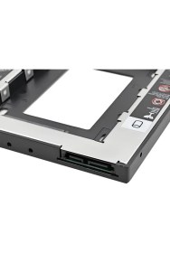 Resim Speeduf 9.5mm HDD Caddy Kızak - Laptop DVD Yuvası Için Ssd/hdd Dönüştürücü Harddisk Kutusu 