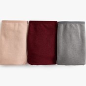 Resim Basic Brazilian Külot Çok Renkli Pamuklu 3'lü Paket 