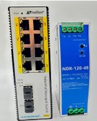 Resim Endüstriyel Poe Switch Harici Adaptör Dahil 