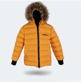 Resim Slazenger CALISTO NEW Çocuk Kapüşonlu Şişme Sarı Mont & Kaban 