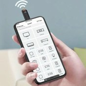 Resim 1 adet Akıllı Telefon Kızılötesi Uzaktan Kumanda Adaptörü: TV, Klima, Fan, Kamera vb. ile Uyumlu Evrensel Mini Uzaktan Kumanda - Type-C ile Uyumlu 