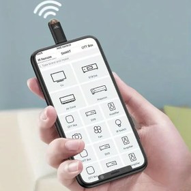 Resim 1 adet Akıllı Telefon Kızılötesi Uzaktan Kumanda Adaptörü: TV, Klima, Fan, Kamera vb. ile Uyumlu Evrensel Mini Uzaktan Kumanda - Type-C ile Uyumlu 