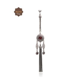 Resim Ay Yıldız Süpürge Model 925 Ayar Gümüş Tesbih Püsükülü 201024969 