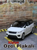 Resim bebeym Range Rover Oyuncak Araba Metal - Kişiye Özel Plakalı 