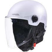 Resim Eternal Luck Güvenlik Şapkalı Motosiklet Kaskı Beyaz 01 
