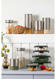 Resim Pierre Cardin Neo Silver Cam 23cm 2'li Kavanoz Seti Gümüş 