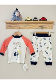 Resim MELOMARKETING Unisex Bebek Pamuklu Pijama Takım 