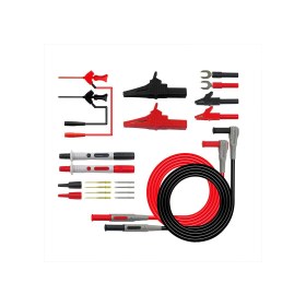 Resim P1300d 18 Parça Çok Işlevli Değiştirilebilir Multimetre Probu Test Ölçüm Kablo Kiti 