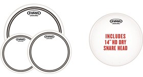 Resim Evans EPP-EC2SHDD-R EC2S Tom ve HD Dry Trampet Seti (Rock + 14) 