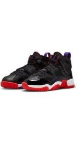 Resim Nike Jumpman Two Trey Siyah Çocuk Basketbol Ayakkabısı DQ8431001 Ç-139 