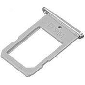 Resim Samsung Uyumlu Galaxy S6 Edge G925 Sim Kart Tepsisi Gümüş 