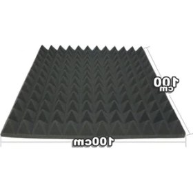 Resim Aesco Bant Evi Akustik Piramit Sünger 100X100CM Yapışkansız Ses Yalıtım Süngeri 40MM 